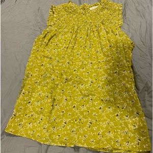 Small Rachel Zoe green with flowers shirt